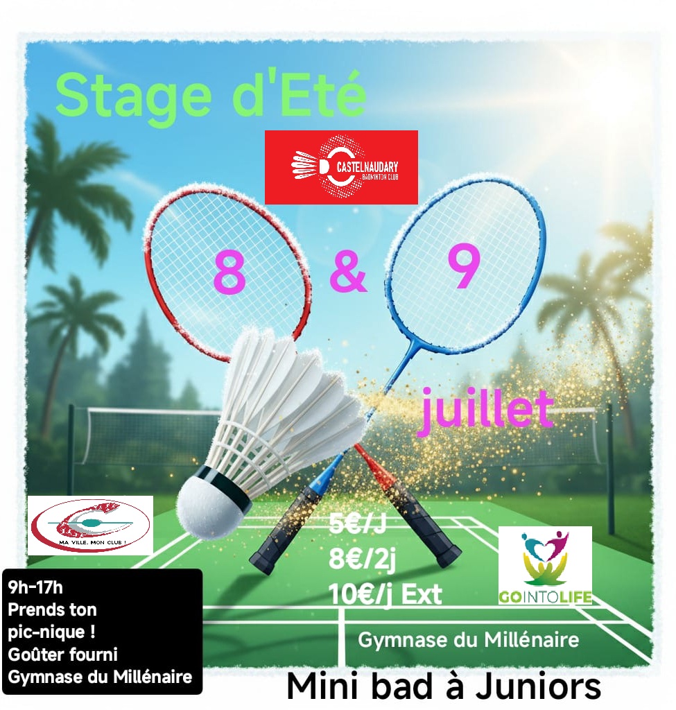 Stage d'Eté Jeunes Club Castelnaudary